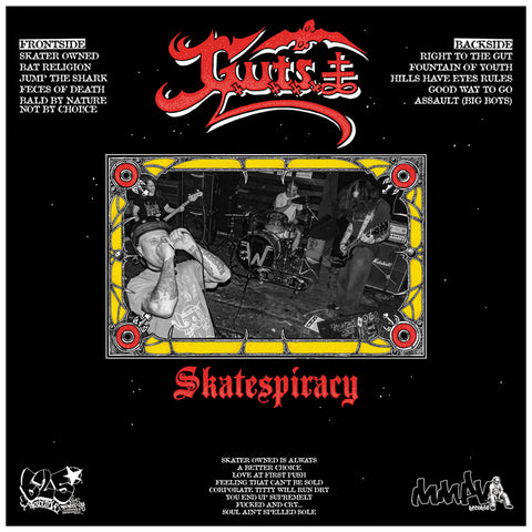 GxUxTxSx - “Skatespiracy” LP