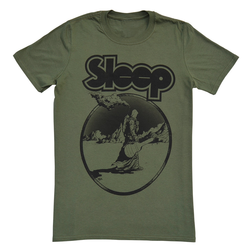 LUNGSMAN MILITARY GREEN T-SHIRT ◼ Sabotage Printing ◼